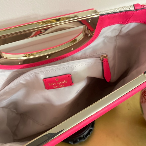 KATE SPADE ALEXIA CROSSBODY STRAW/LEATHER - Picture 8 of 12